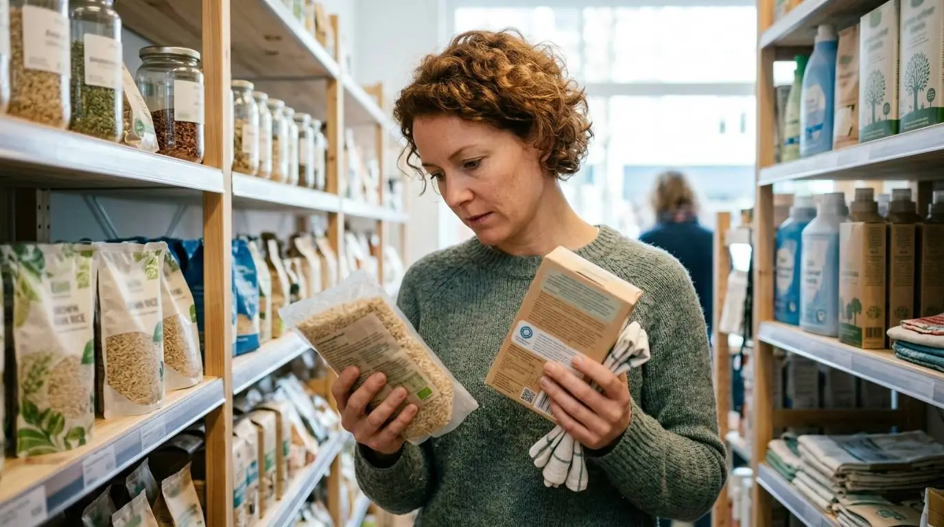 Duurzaamheidskeurmerken beoordelen door labels en productinformatie zorgvuldig te vergelijken